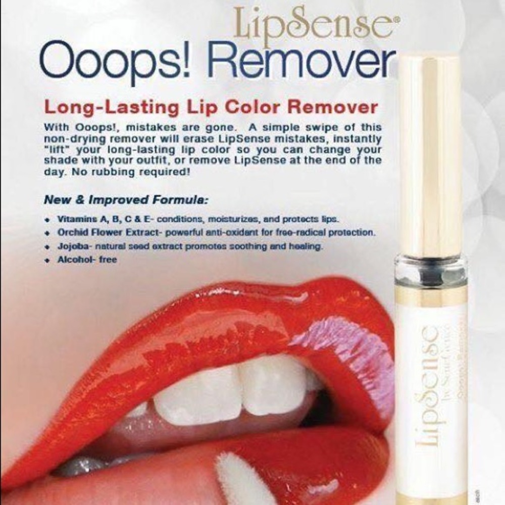Oops lipstick remover